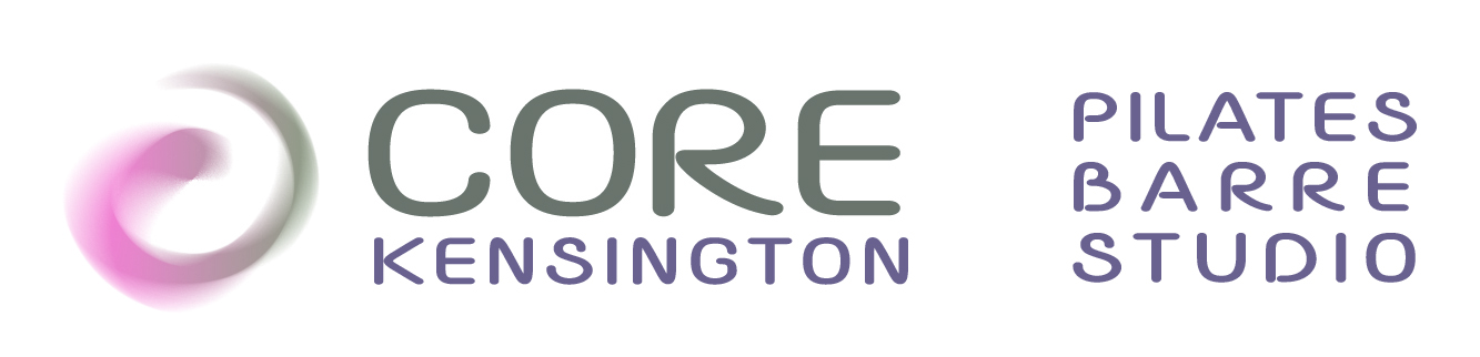 CORE KENSINGTON - Pillates & Barre Studio. Logo and website design.