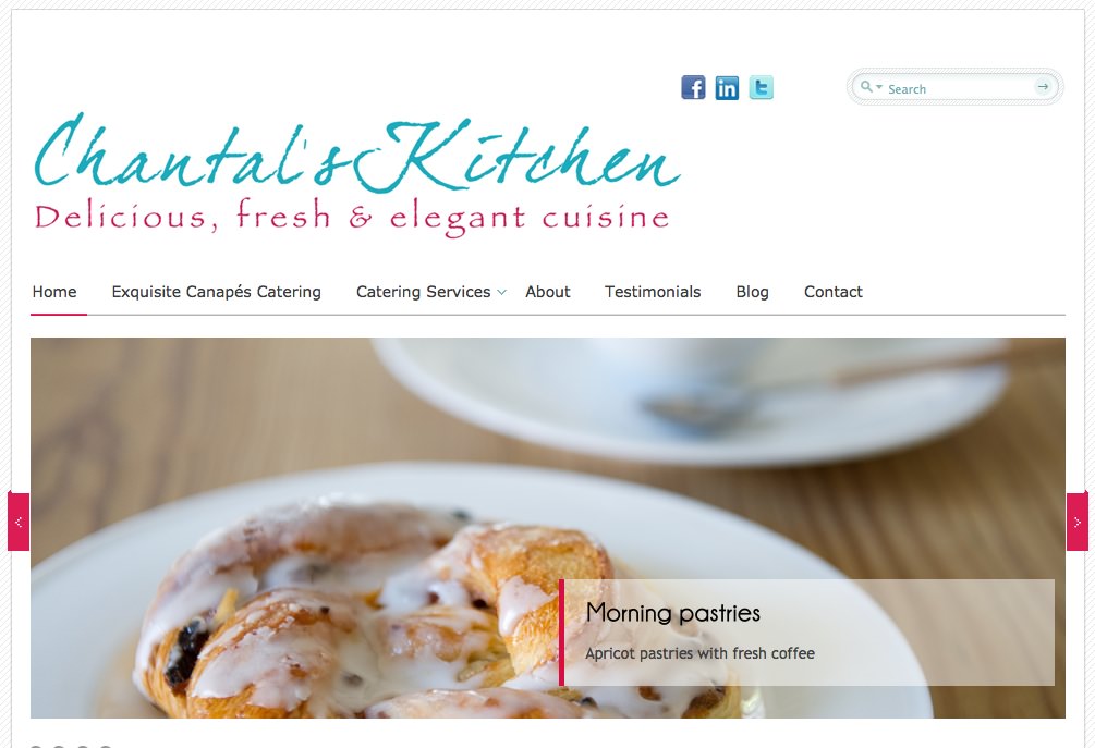 Chantals kitchen - website