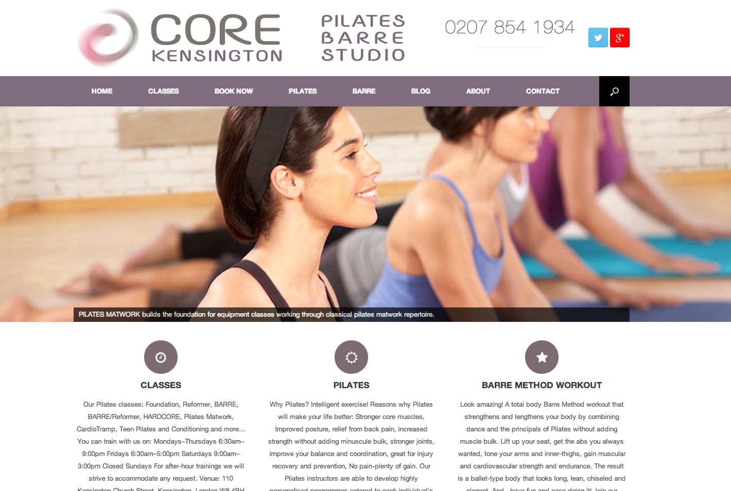 Core Kensington - Pilates Barre Studio