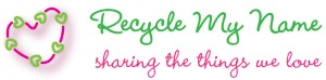 Recycle My Name: Logo, tagline, branding